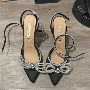 Elegant Black and Silver Women's Shoes by Bellini